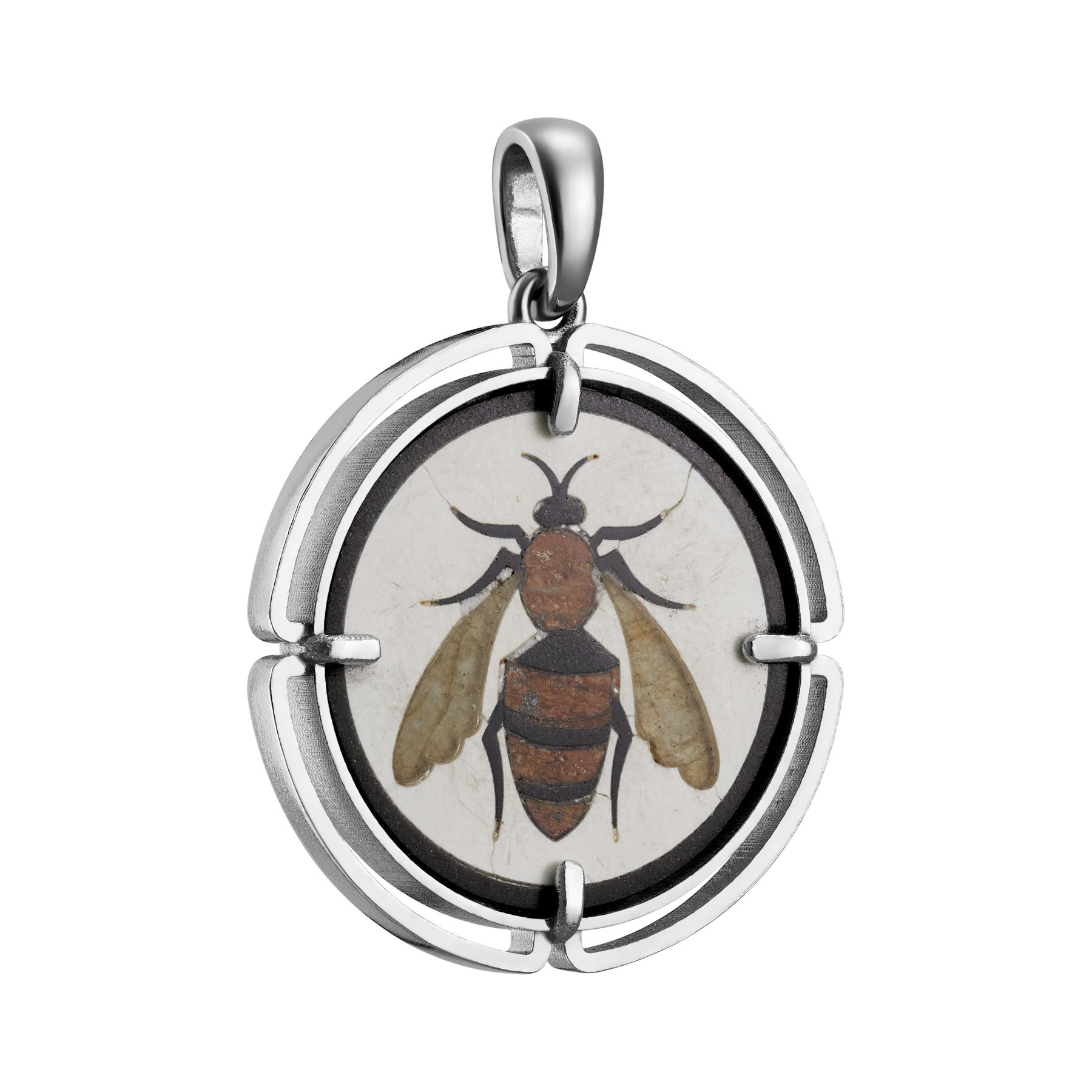 Подвеска Пчела с флорентийской мозаикой